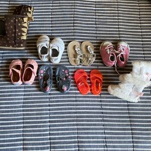 Baby girl shoe/sandal bundle
